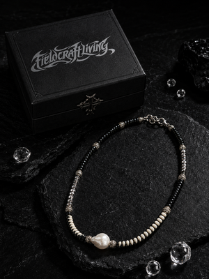 Frostveil Natural Stone 925 Silver Necklace