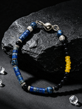 Starlight Azure Lapis Lazuli 925 Silver Bracelet