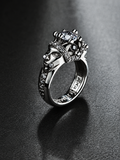 Radiant Fool Polished 925 Silver Artisan Ring