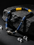 Starlight Azure Lapis Lazuli 925 Silver Bracelet