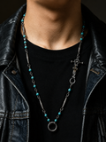 Azure Path Turquoise Stone 925 Silver Necklace