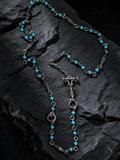 Azure Path Turquoise Stone 925 Silver Necklace
