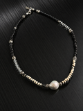 Frostveil Natural Stone 925 Silver Necklace